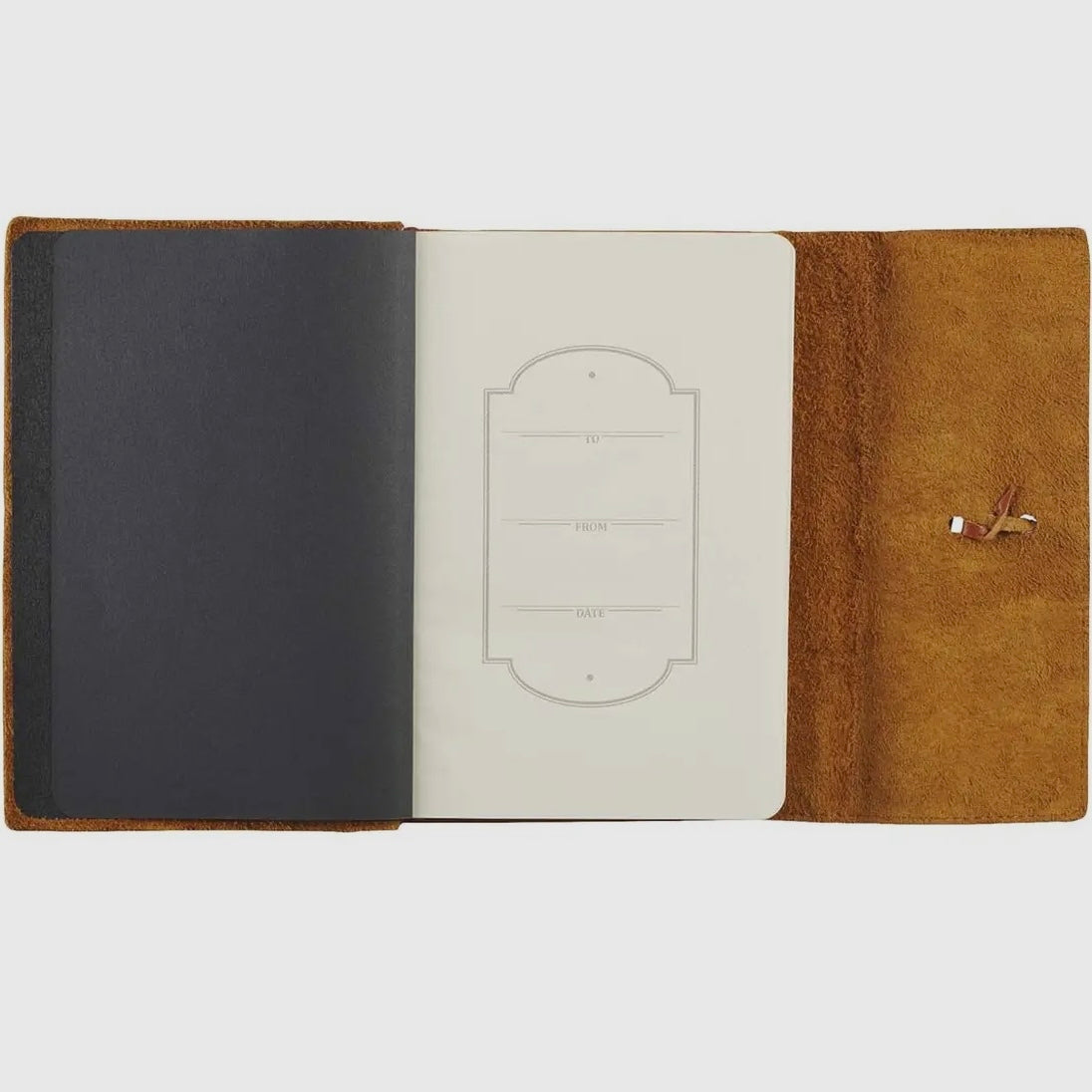 Wings Of Eagles Saddle Tan Full Grain Leather Journal