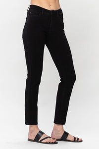 MID RISE BLACK JUDY BLUE SLIM FIT DENIM-PLUS