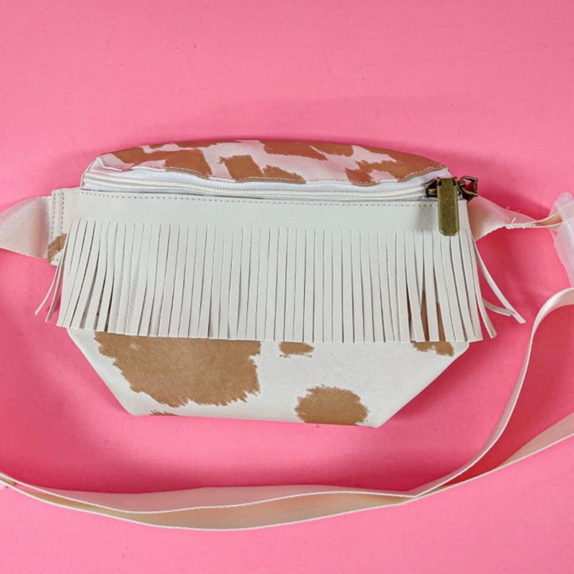 The Saddy Cowhide Belt Bag