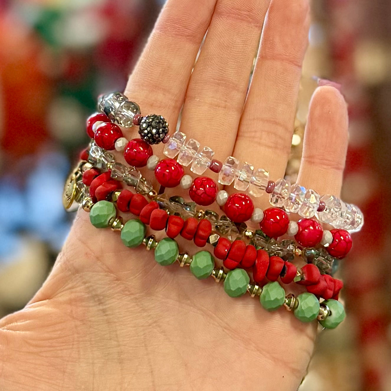 Jingle All The Way Erimish Bracelet Set of 5