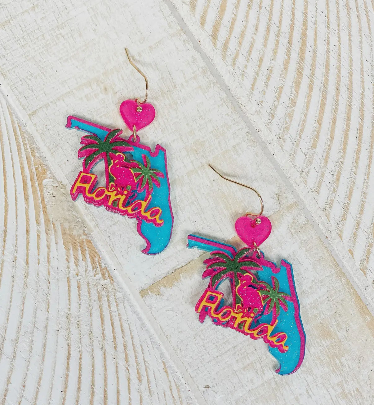 FLORIDA STATE ICON DANGLE EARRINGS BY P.O.