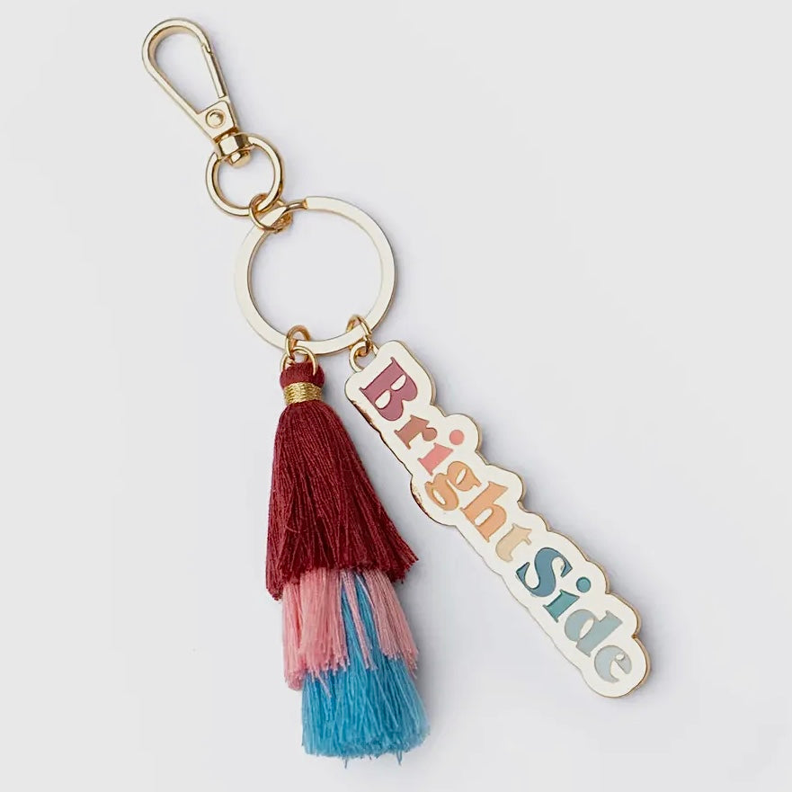 OLIVIA MOSS BRIGHT SIDE KEYCHAINS WITH TASSELS