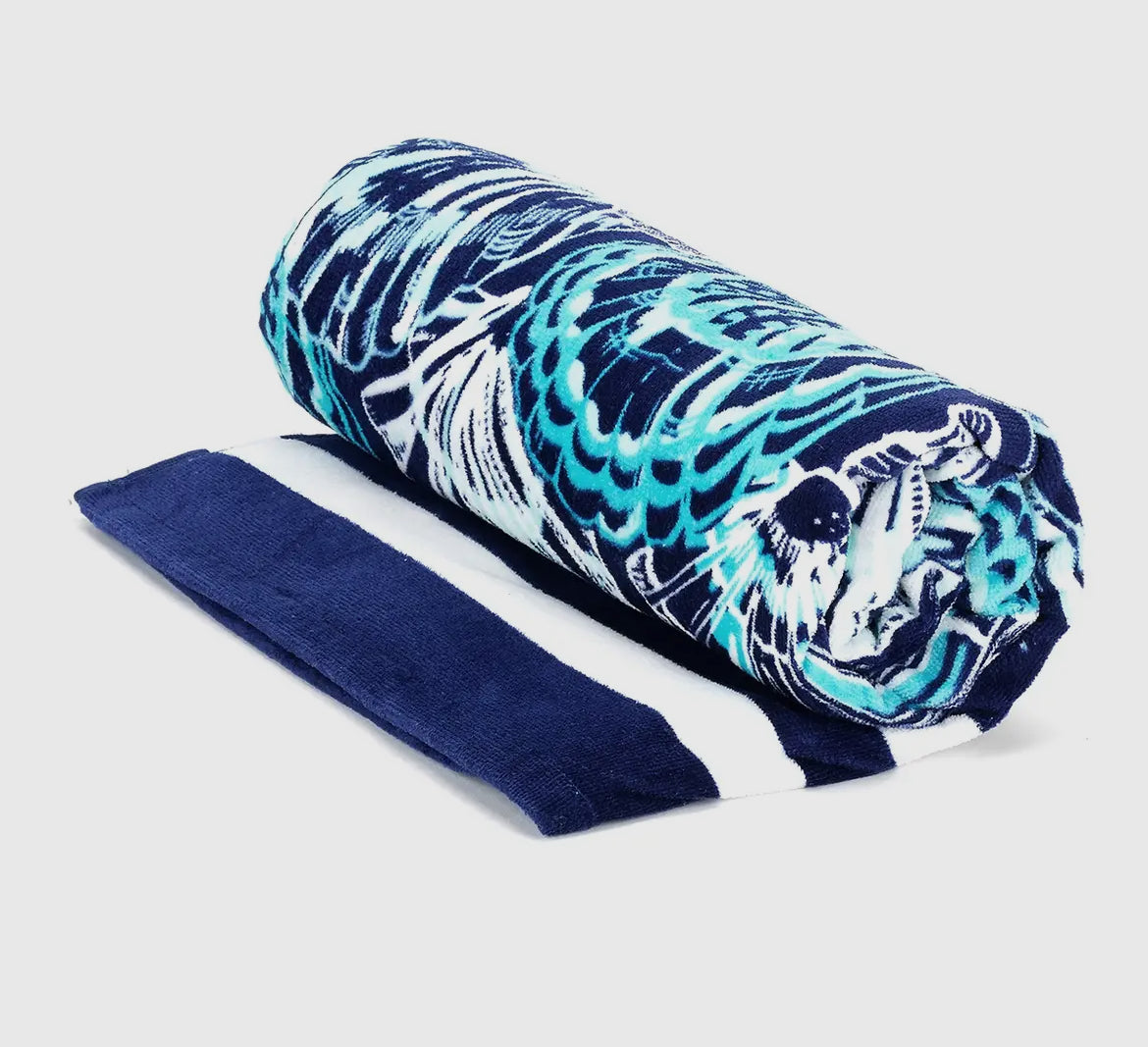 AQUAHOLIC VIV & LOU BEACH TOWELS