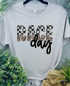 CHECKERED RACE DAY TEE