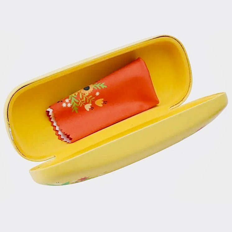 Follow The Sunshine Glasses Case & Lens Cleaning Cloth