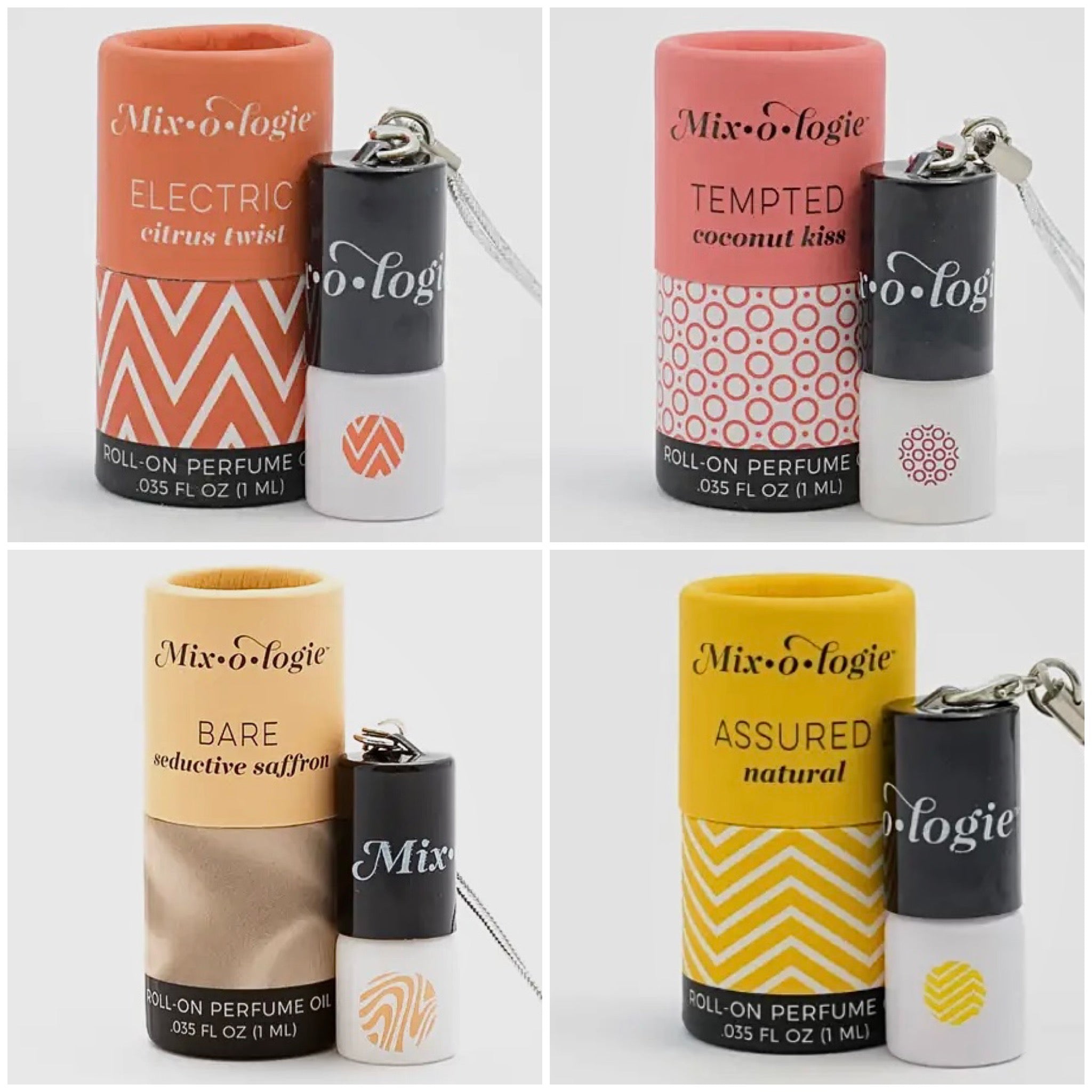 MIXOLOGIE MINI ROLL ON PERFUME KEYCHAIN