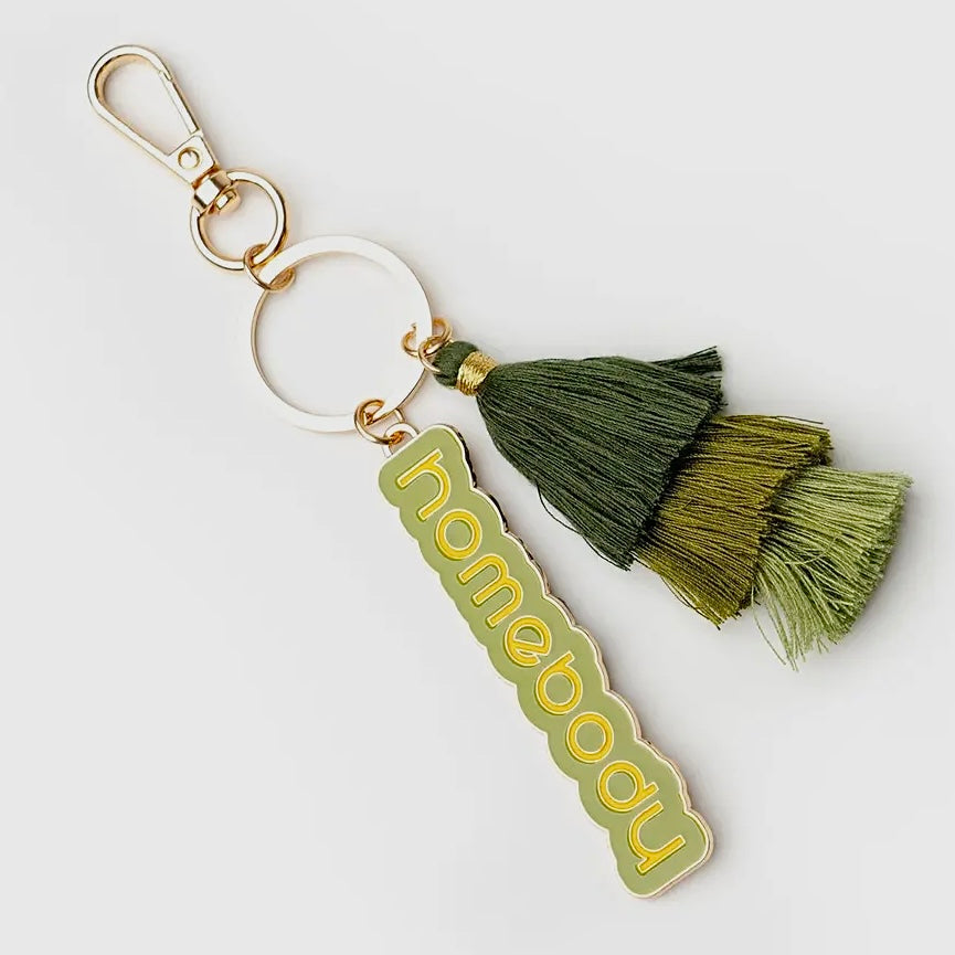 OLIVIA MOSS BRIGHT SIDE KEYCHAINS WITH TASSELS