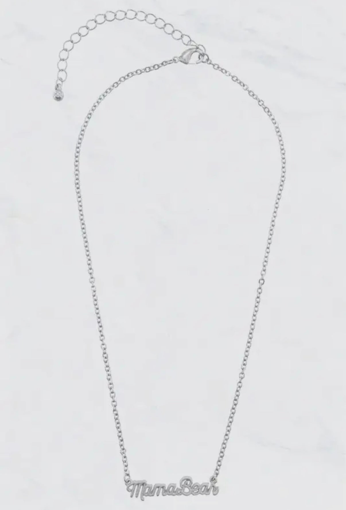 MAMA BEAR CHARM SHORT CHAIN NECKLACE