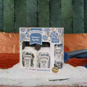 Poo-Pourri Snowy Spritz Gift Set 3pack (2-2oz & 1-10ml) Holiday