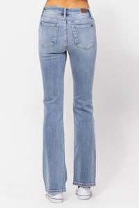 LIGHT WASH CORE MID RISE BOOT CUT JUDY BLUE DENIM