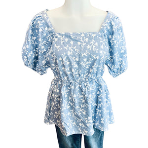 Ready To Play Gracie Chambray Top