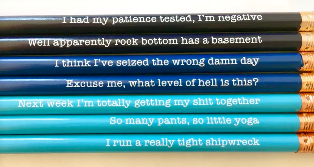 QUOTABLE PENCIL SETS