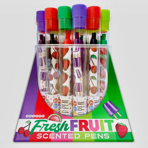 FRESH FRUIT SCENTED WRITING PENS (TUBES)