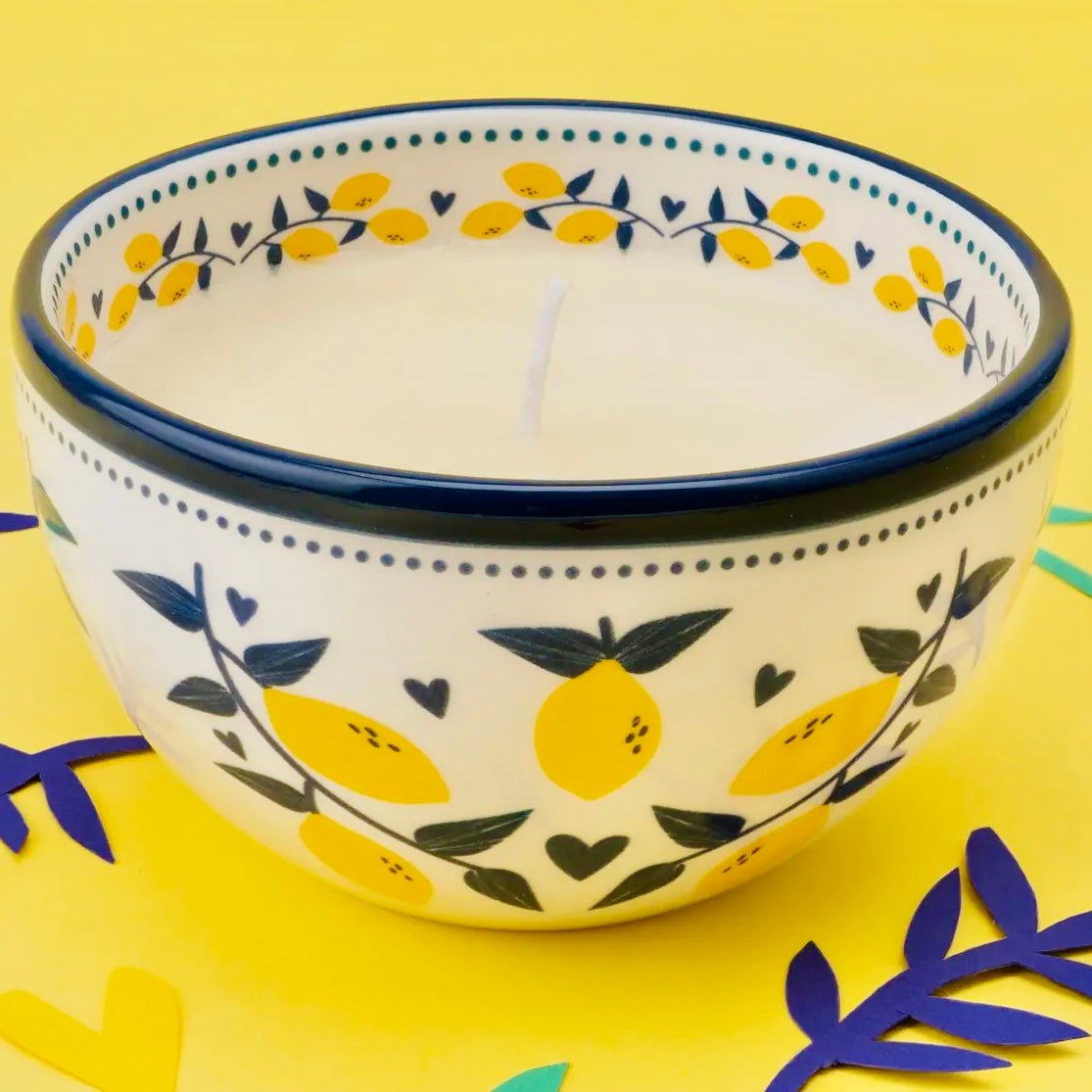 Secret Message Candle Bowl