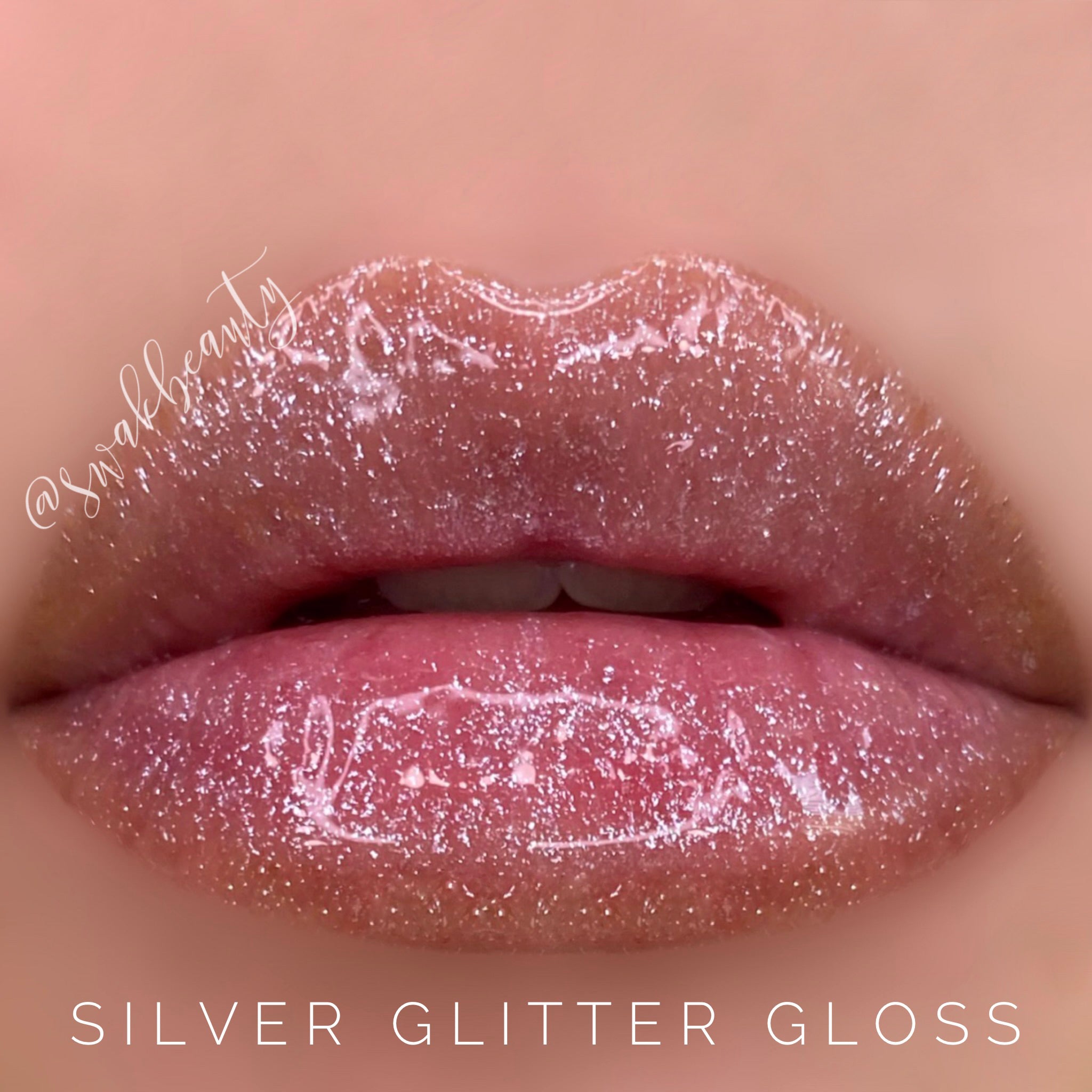 SILVER GLITTER LIPSENSE GLOSS