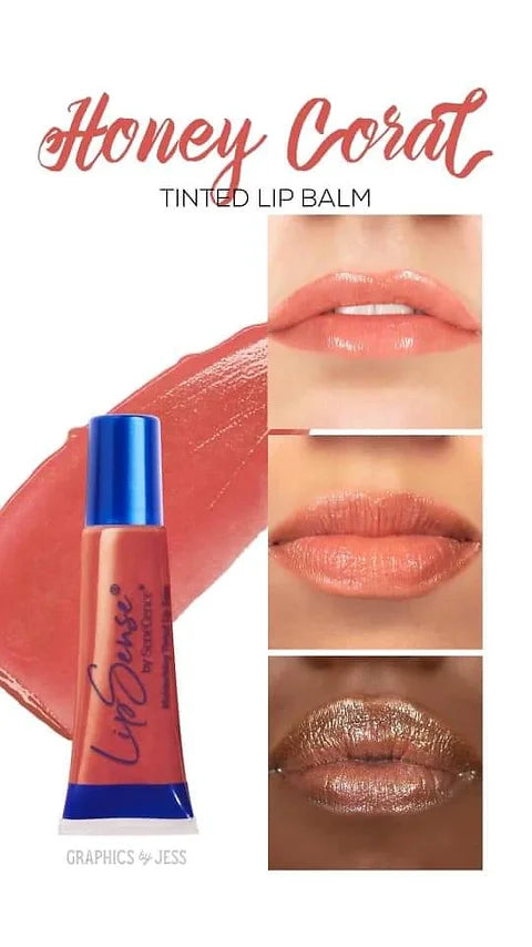 HONEY CORAL TINTED LIP BALM LIPSENSE
