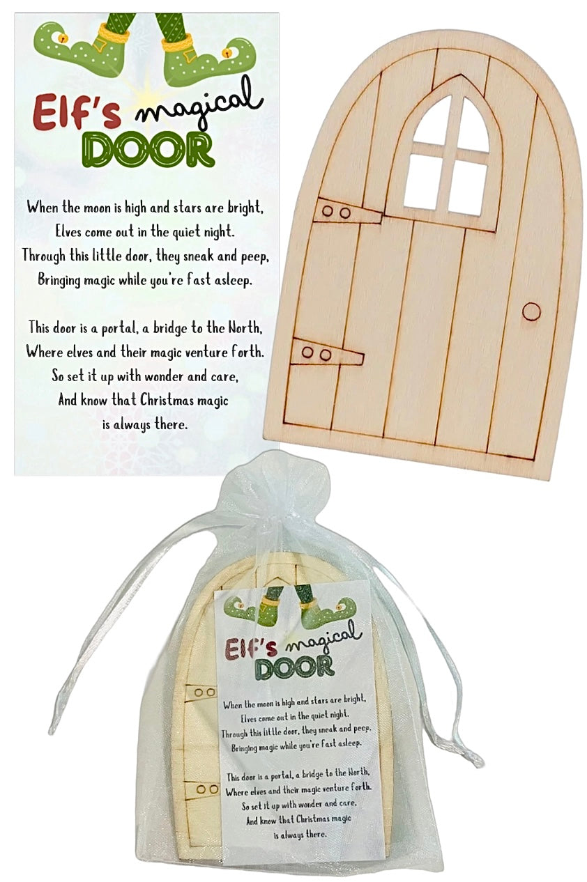 ELF ON THE SHELF MAGICAL DOOR HOLIDAY TRADITION DECOR FOR KIDS