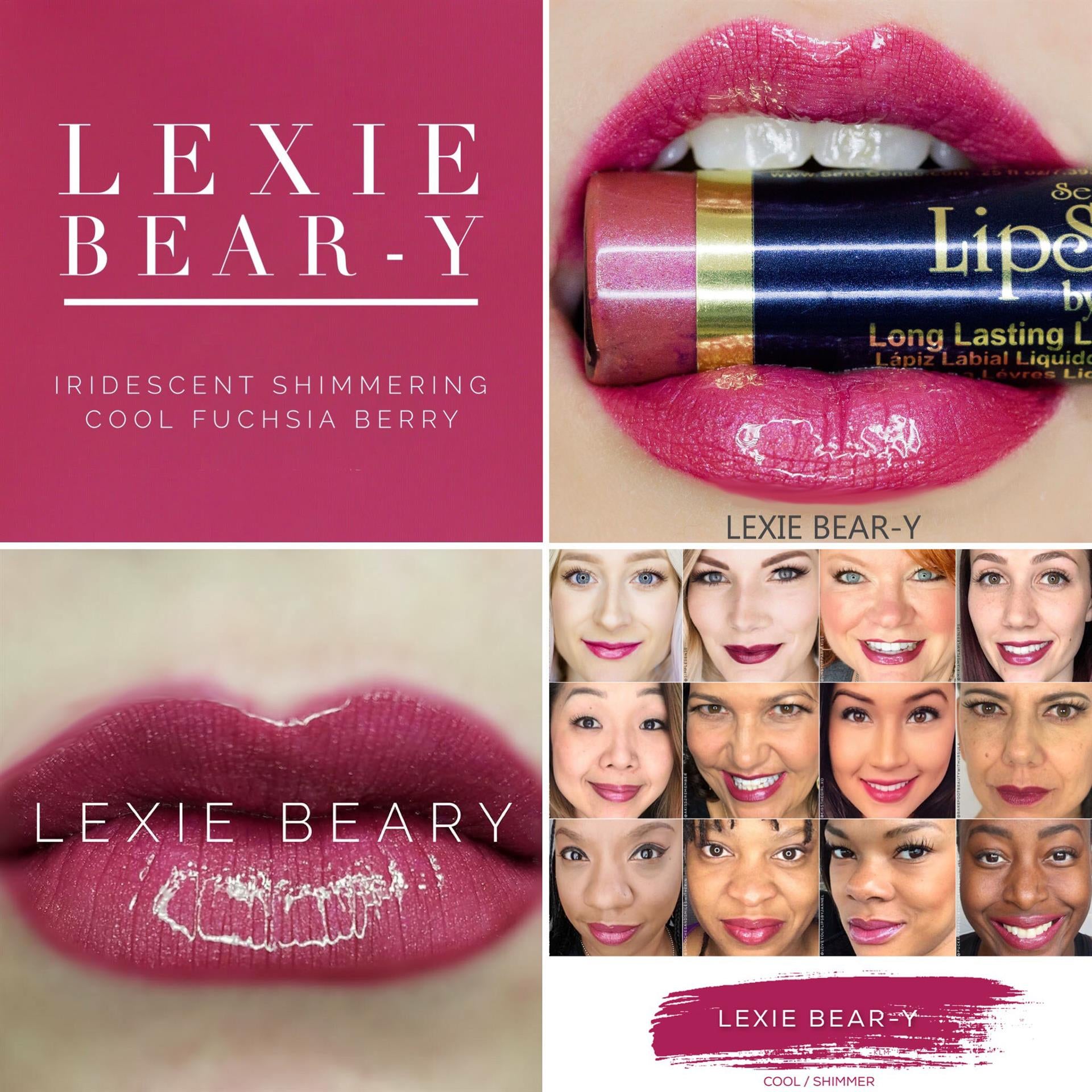 LEXIE BEARY LONG LASTING LIPSENSE LIPSTICK