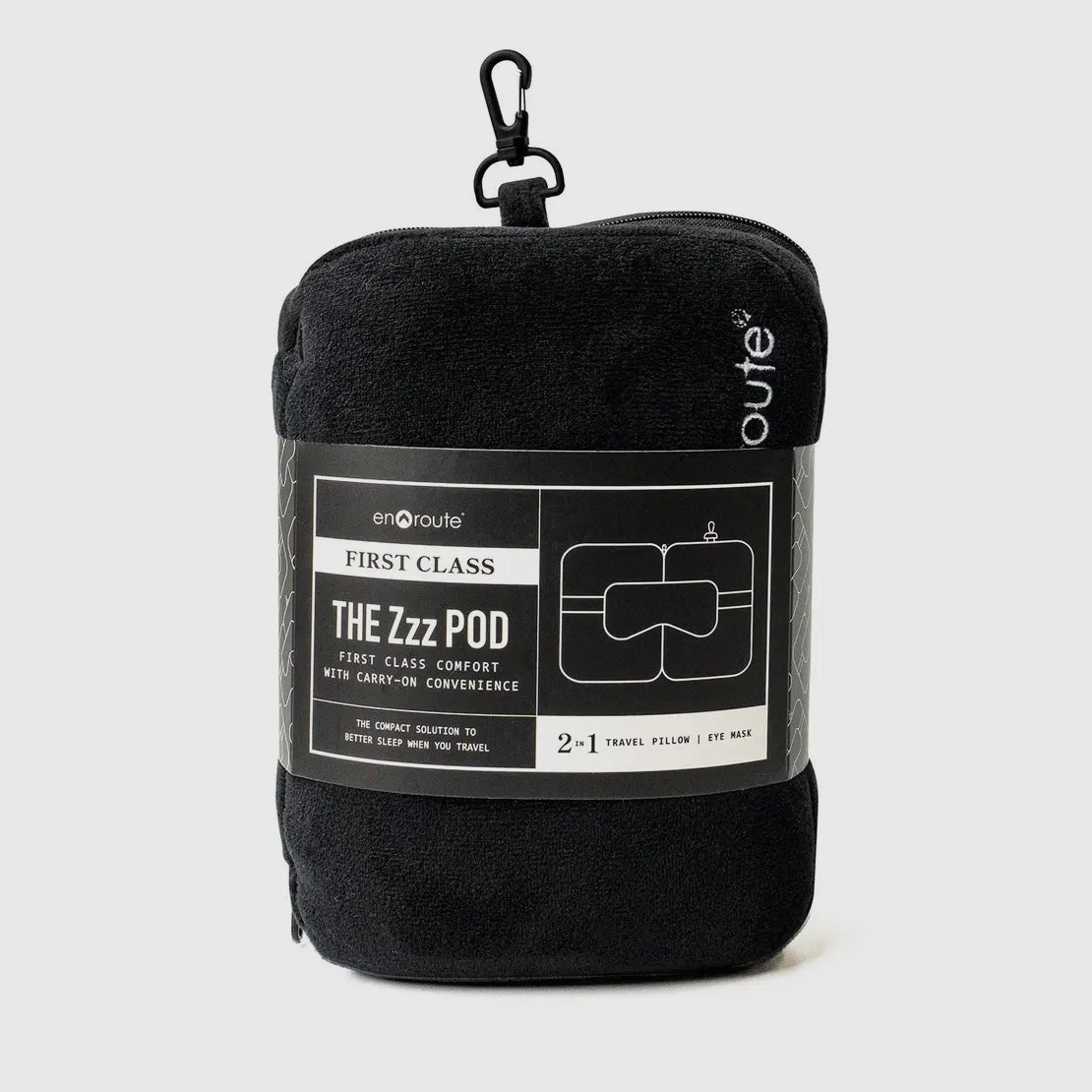EN ROUTE Z POD TRAVEL PILLOW EYE MASK SET