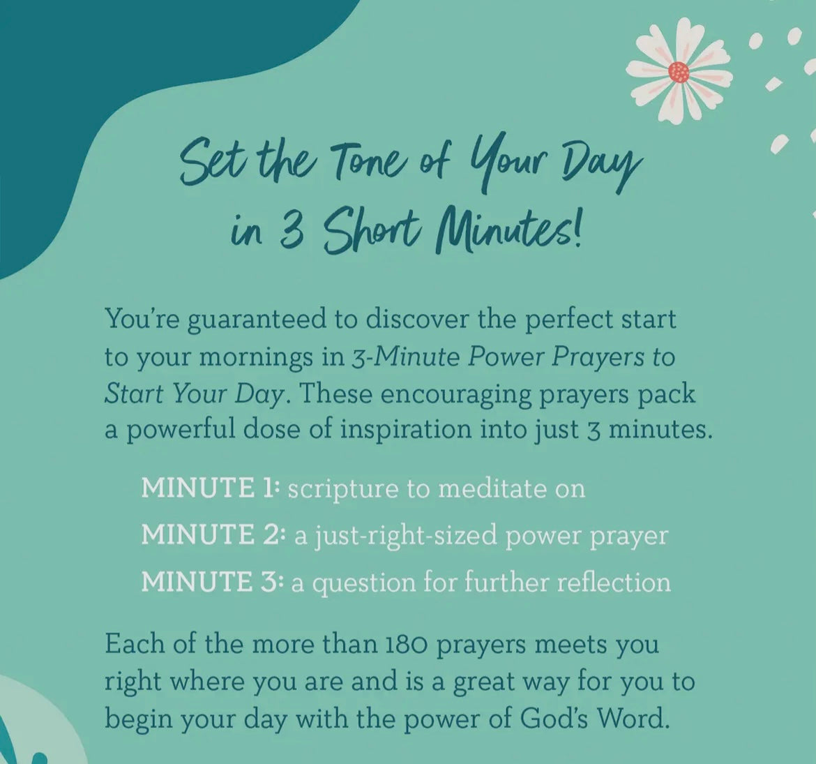 3 Minute Power Prayers To Start Your Day Book