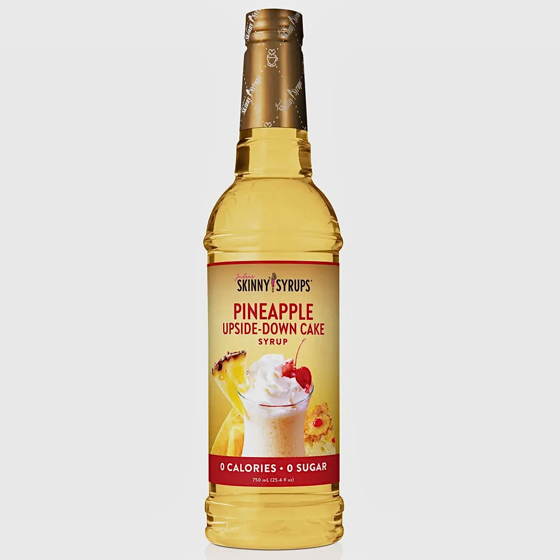 PINEAPPLE UPSIDE DOWN CAKE FLAVOR JORDAN'S SKINNY MIXES SYRUPS