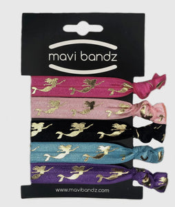 ELASTIC HAIR TIES 5 PC SET