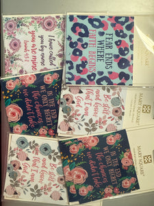 FLOWER SHAPE MARY SQUARE DECALS PACK OF 2 - SALE