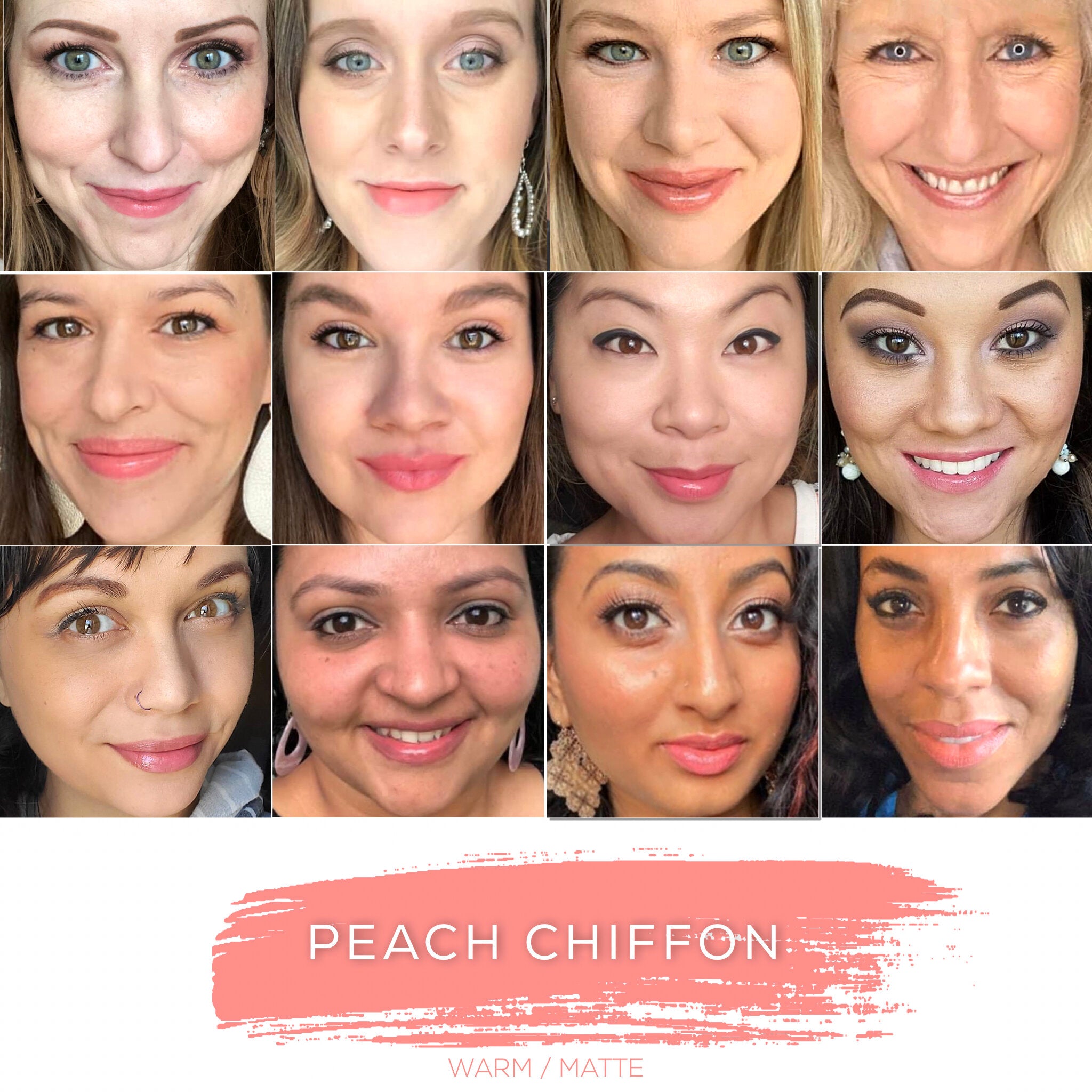 PEACH CHIFFON LONG LASTING LIPSENSE LIPSTICK