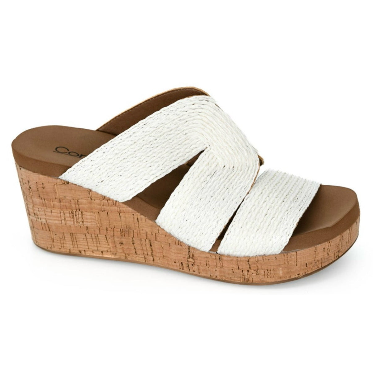 IVORY GOLDEN HOUR SANDAL WEDGES BY CORKYS- SALE- SIZE 10 LEFT