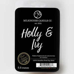 HOLLY & IVY MILKHOUSE CANDLE COMPANY 5.5 OZ SOY WAX MELTS