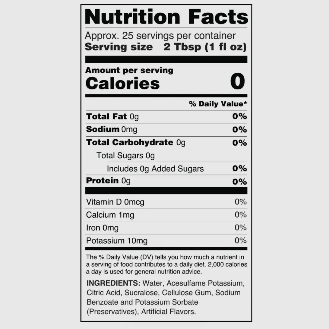 COCONUT FLAVOR JORDAN'S SKINNY MIXES SYRUPS