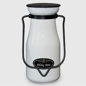 8 OZ HOLIDAY HOME MILKHOUSE CANDLE CO BOTTLE