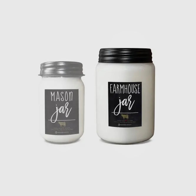 26 OZ WHITE PUMPKIN MILKHOUSE CANDLE CO FARMHOUSE JAR