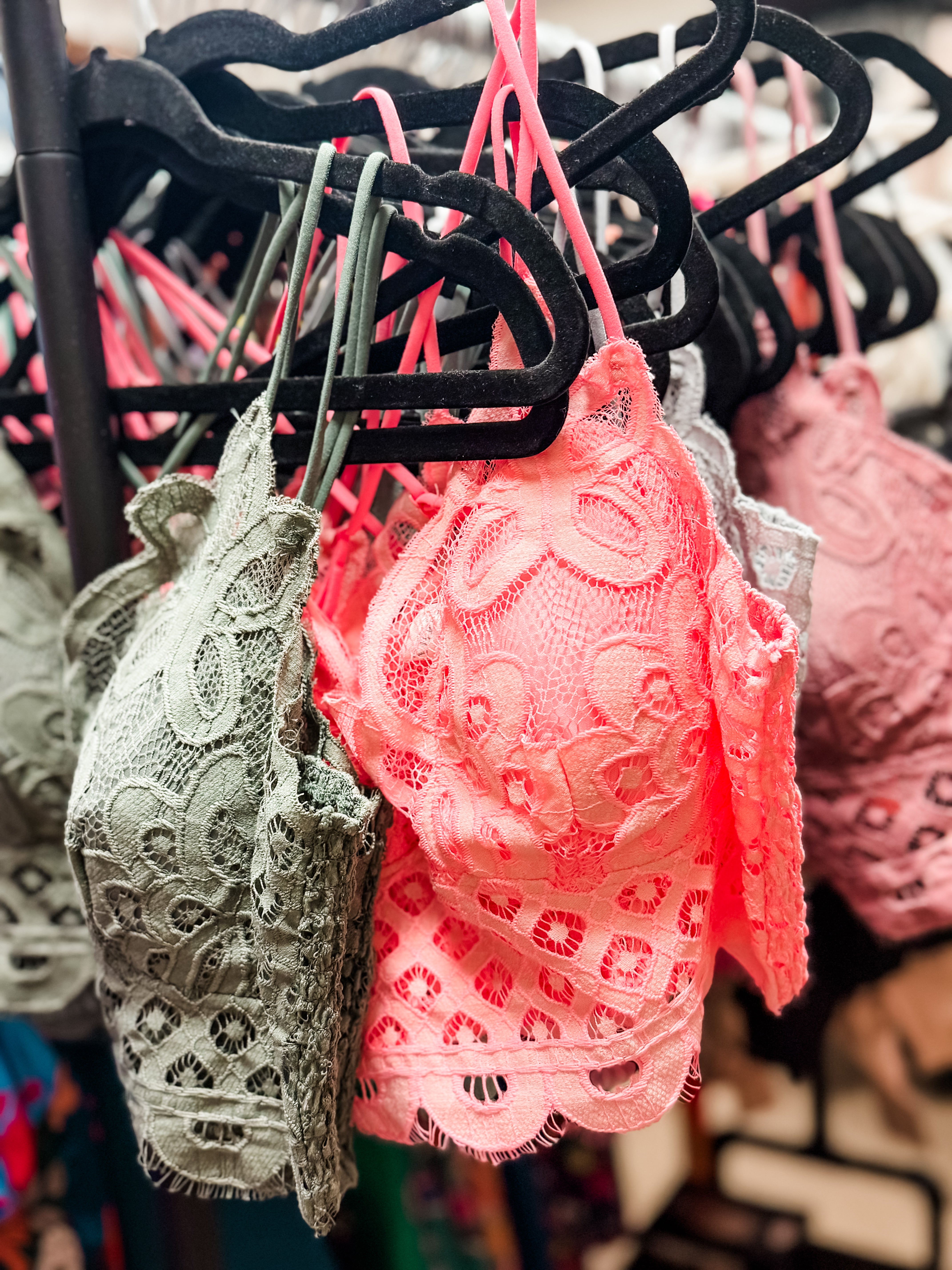 Padded Crochet Lace Bralette