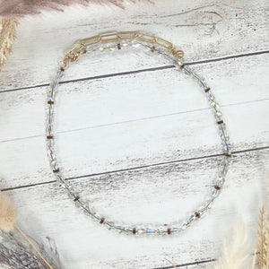 The Finer Things Clear Blingy Necklace