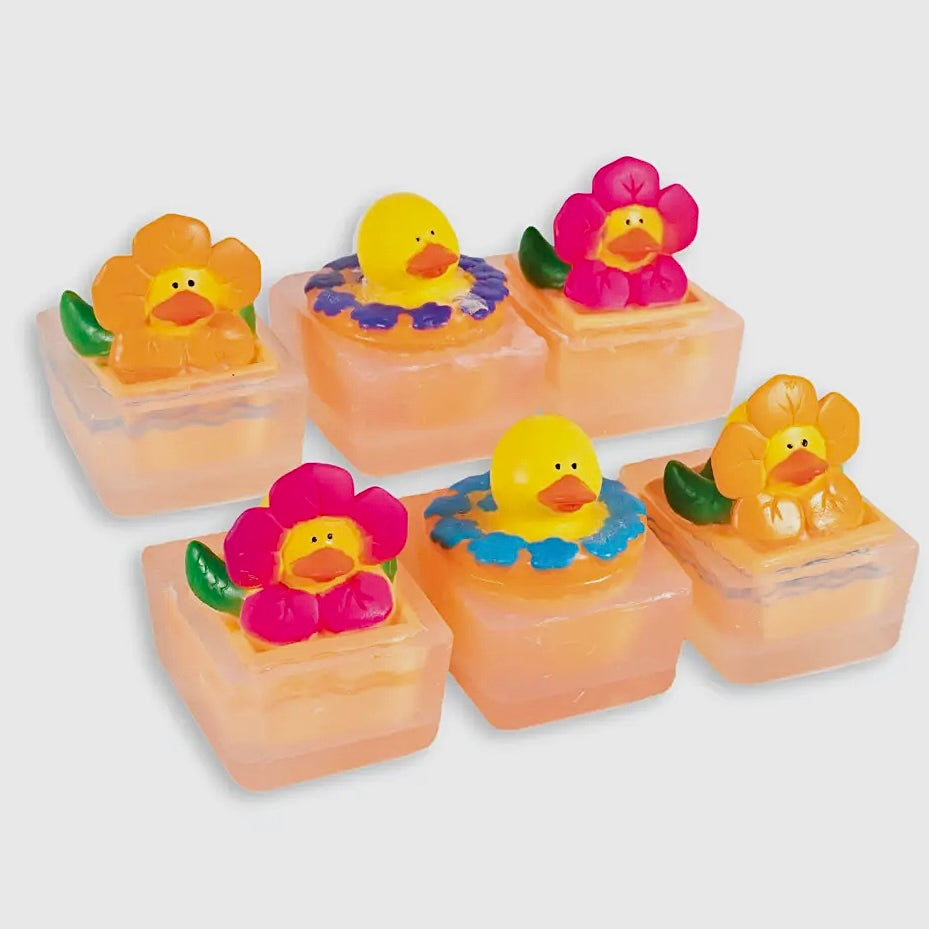 HEARTLAND SPRING FLOWERS DUCK SOAP