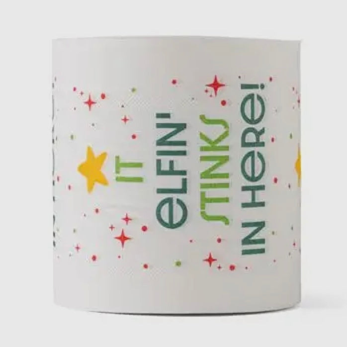 NORTH POLE PLUMBING CO. HILARIOUS HOLIDAY TOILET PAPER ROLL GAG GIFT