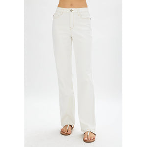 WHITE JUDY BLUE STRAIGHT FIT HIGH WAIST DENIM- SIZE 22w