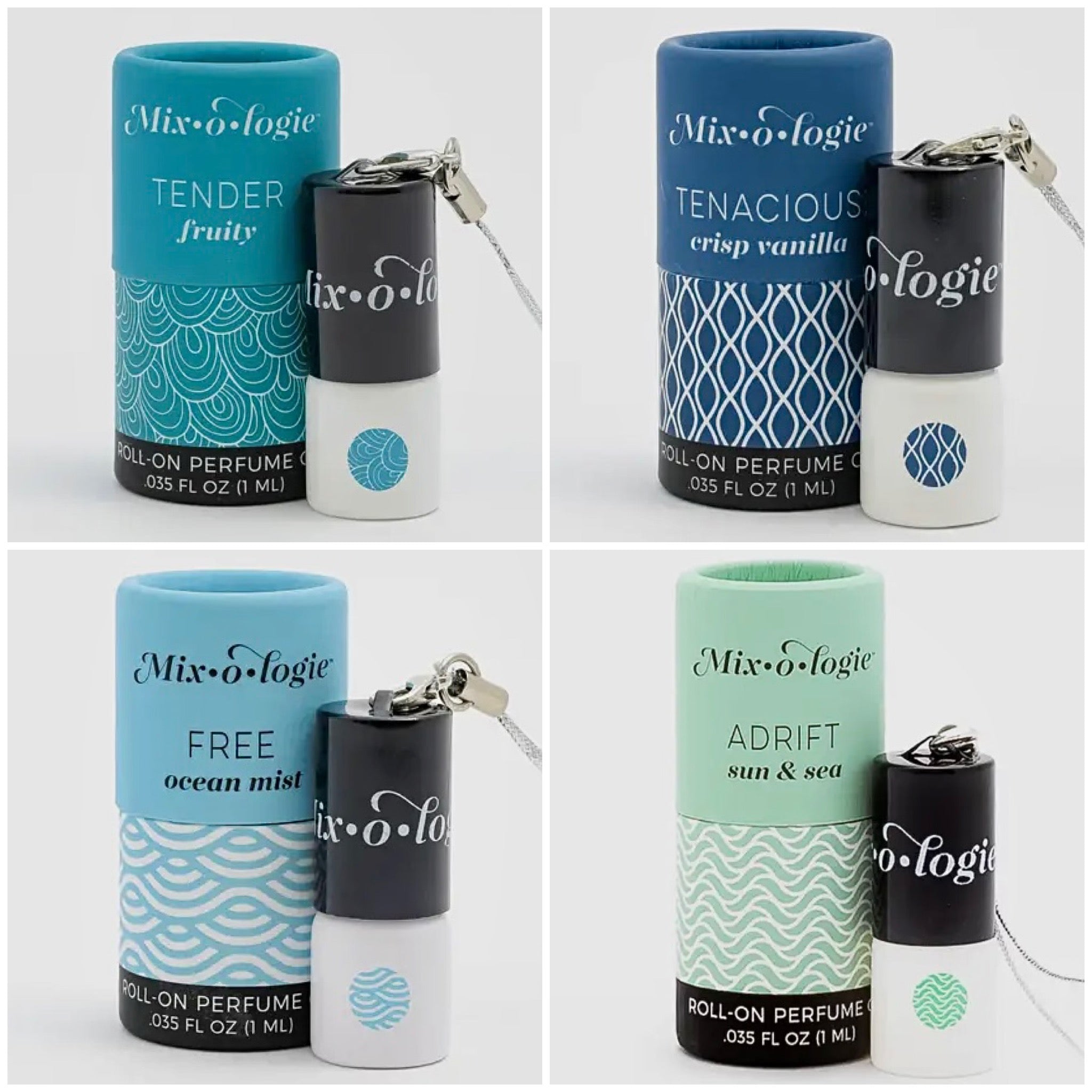 MIXOLOGIE MINI ROLL ON PERFUME KEYCHAIN