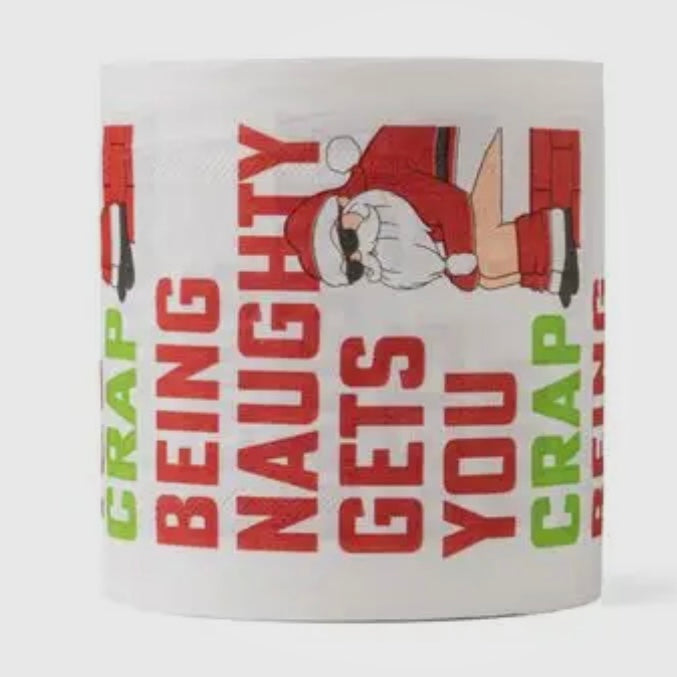 NORTH POLE PLUMBING CO. HILARIOUS HOLIDAY TOILET PAPER ROLL GAG GIFT