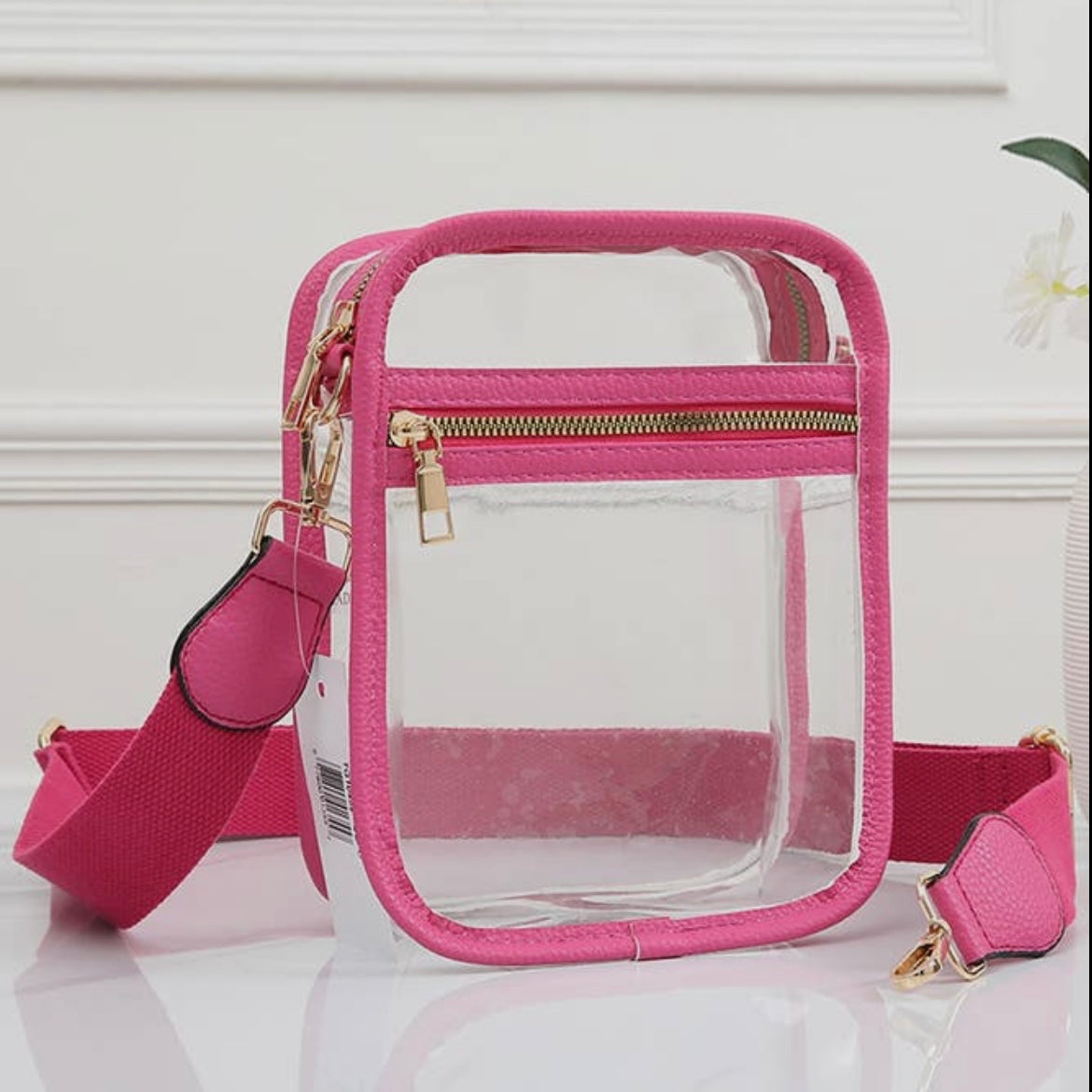 Clear PU Cross Body Bag