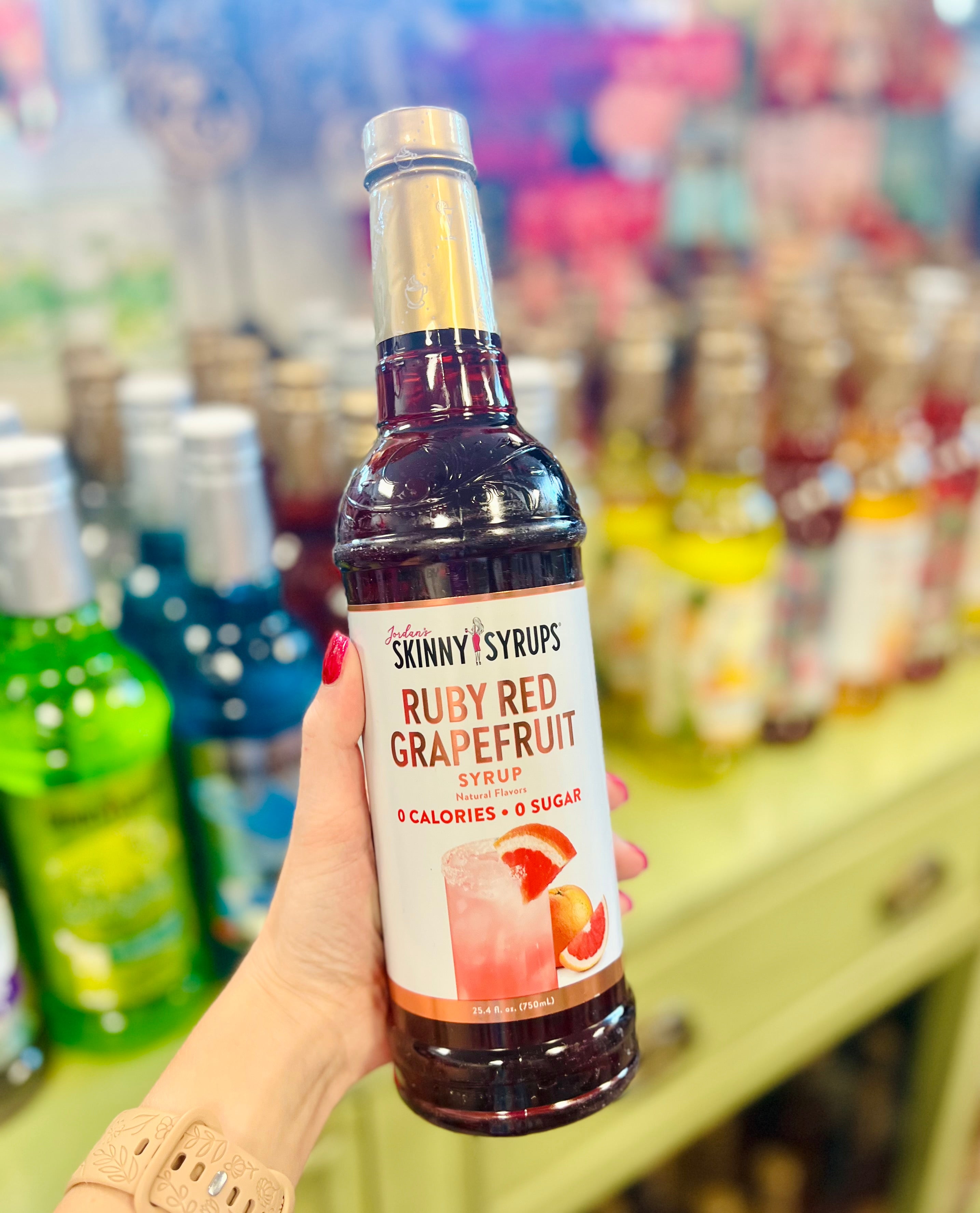 RUBY RED GRAPEFRUIT FLAVOR JORDAN'S SKINNY MIXES SYRUPS