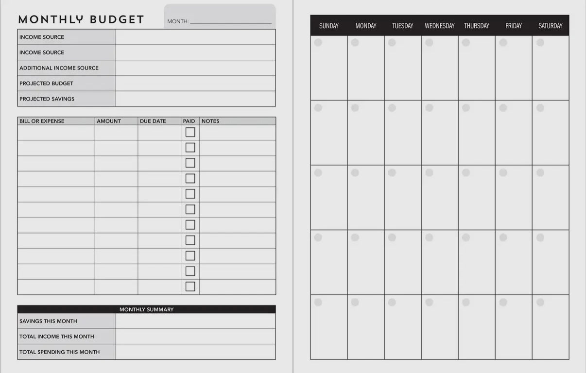 Weekly Budget Planner PPP