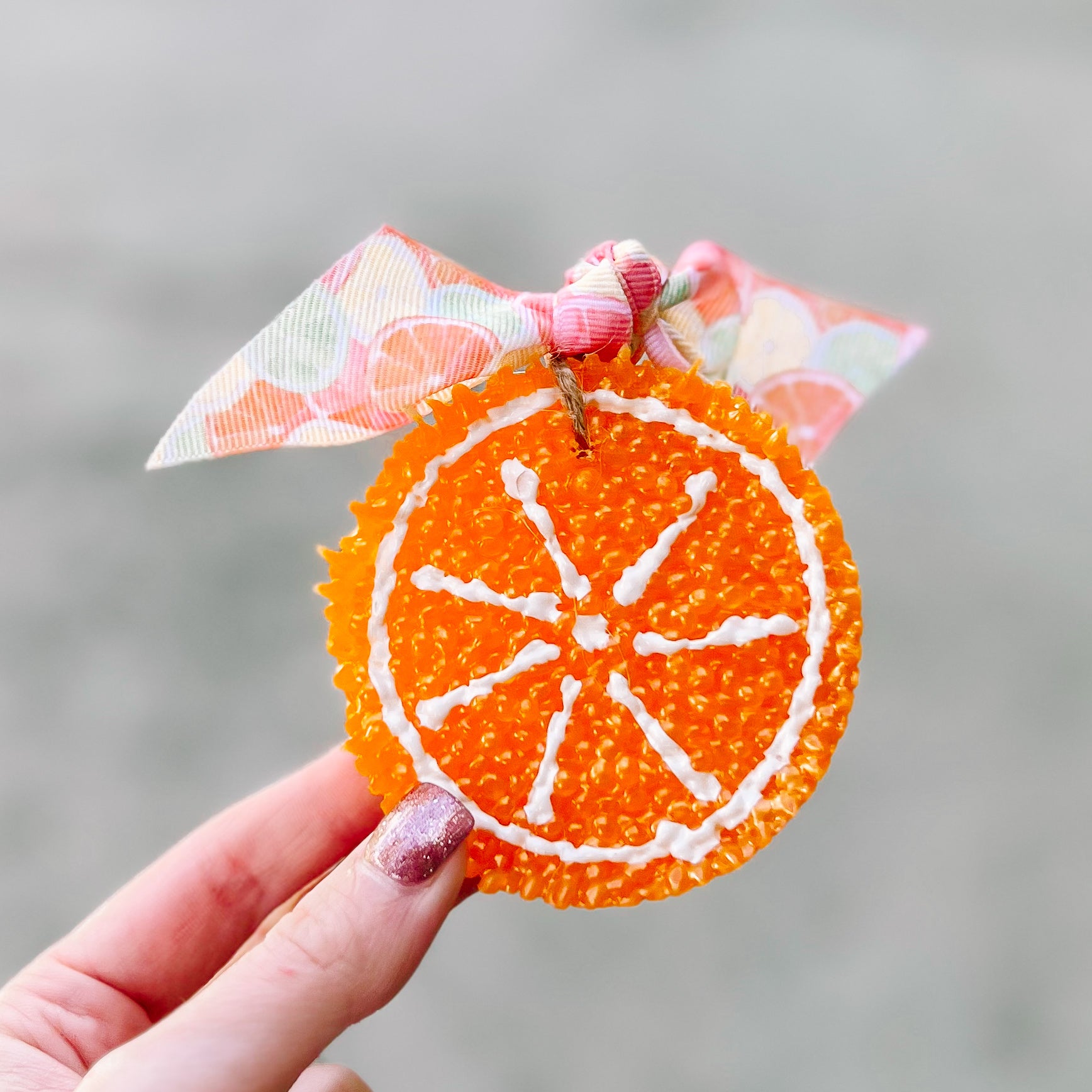 ORANGE SLICE RIBBON FRESHIE