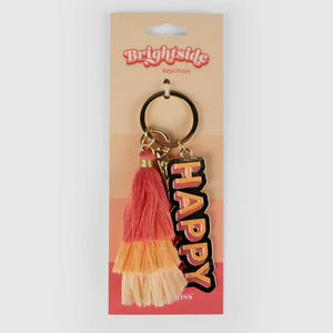 OLIVIA MOSS BRIGHT SIDE KEYCHAINS WITH TASSELS