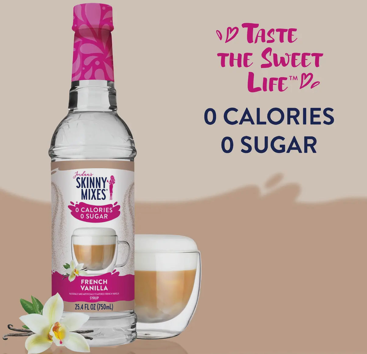 JORDAN'S SKINNY SYRUPS FRENCH VANILLA FLAVOR