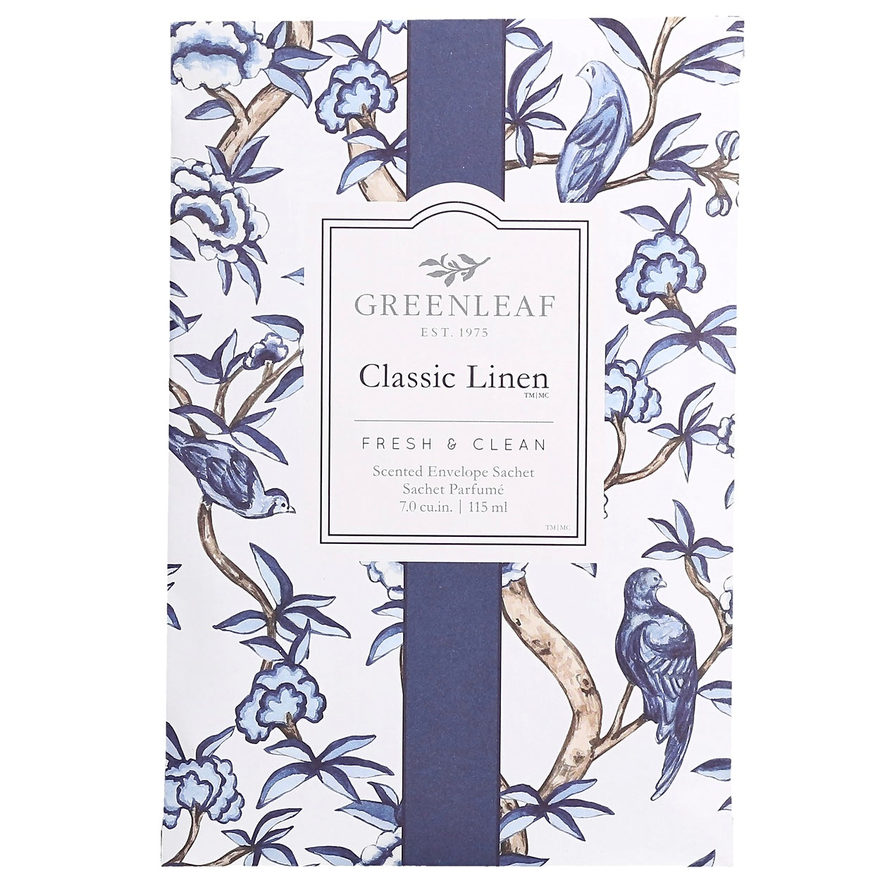CLASSIC LINEN SCENTED LARGE SACHETS BY GREENLEAF
