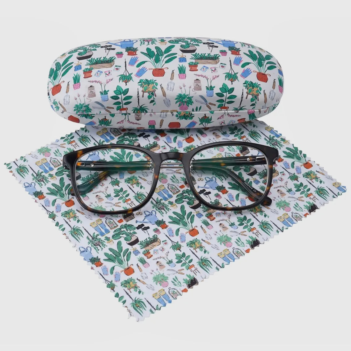The Potting Shed Glasses Case & Cleaning Cloth