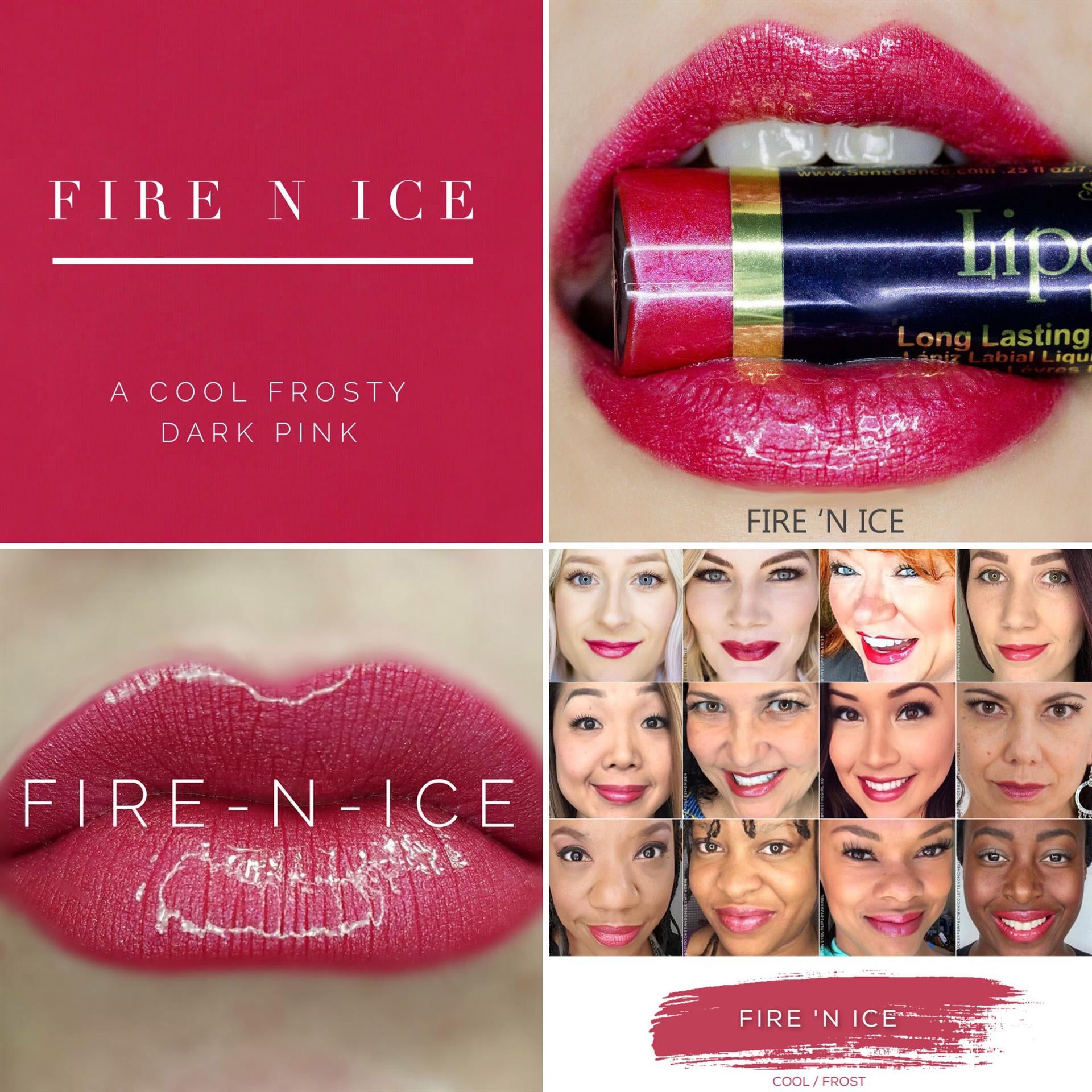 FIRE-N-ICE LONG LASTING LIPSENSE LIPSTICK