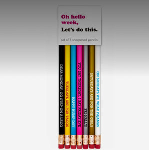 QUOTABLE PENCIL SETS
